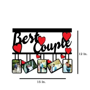 Best Couple MDF Wall Collage Frame SKU113