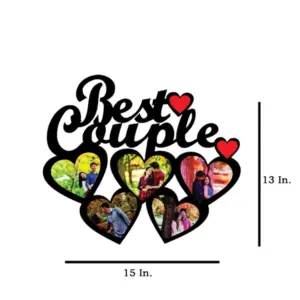 Best Couple MDF Wall Collage Frame SKU119