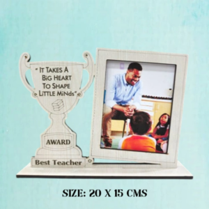Best Teacher Award Photo Frame Personalized Teacher Gift
