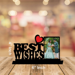 Best Wishes Photo Frame Personalized Celebration Gift