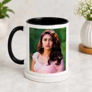 Black Inner & Handle Mug with Custom Photo Printing Personalized Ceramic Mug