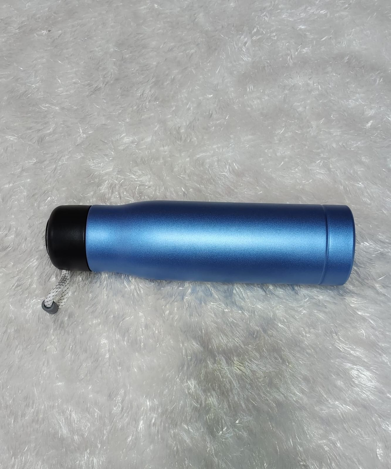 Blue Bottle Engraved Hot and Cold Sport Personalized Stainless Steel Flask - Image 3