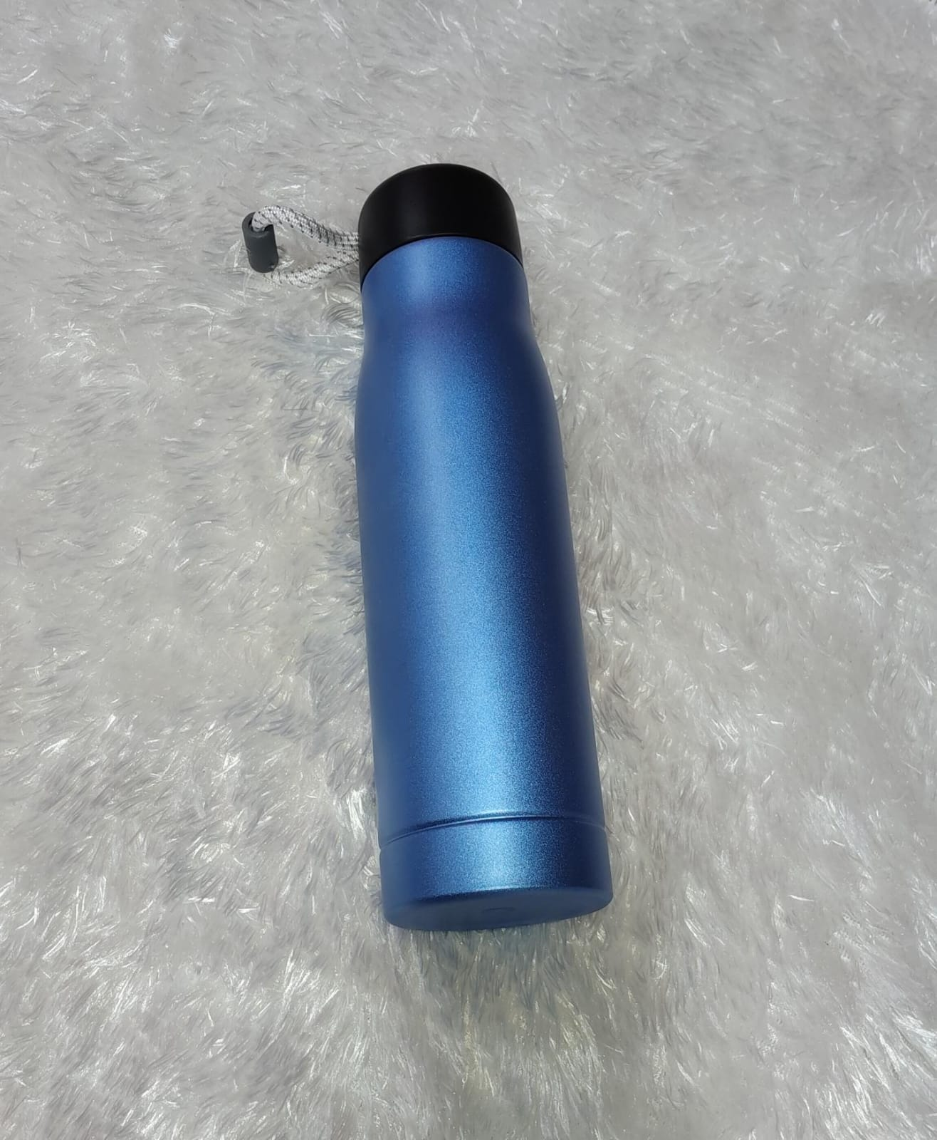Blue Bottle Engraved Hot and Cold Sport Personalized Stainless Steel Flask - Image 4