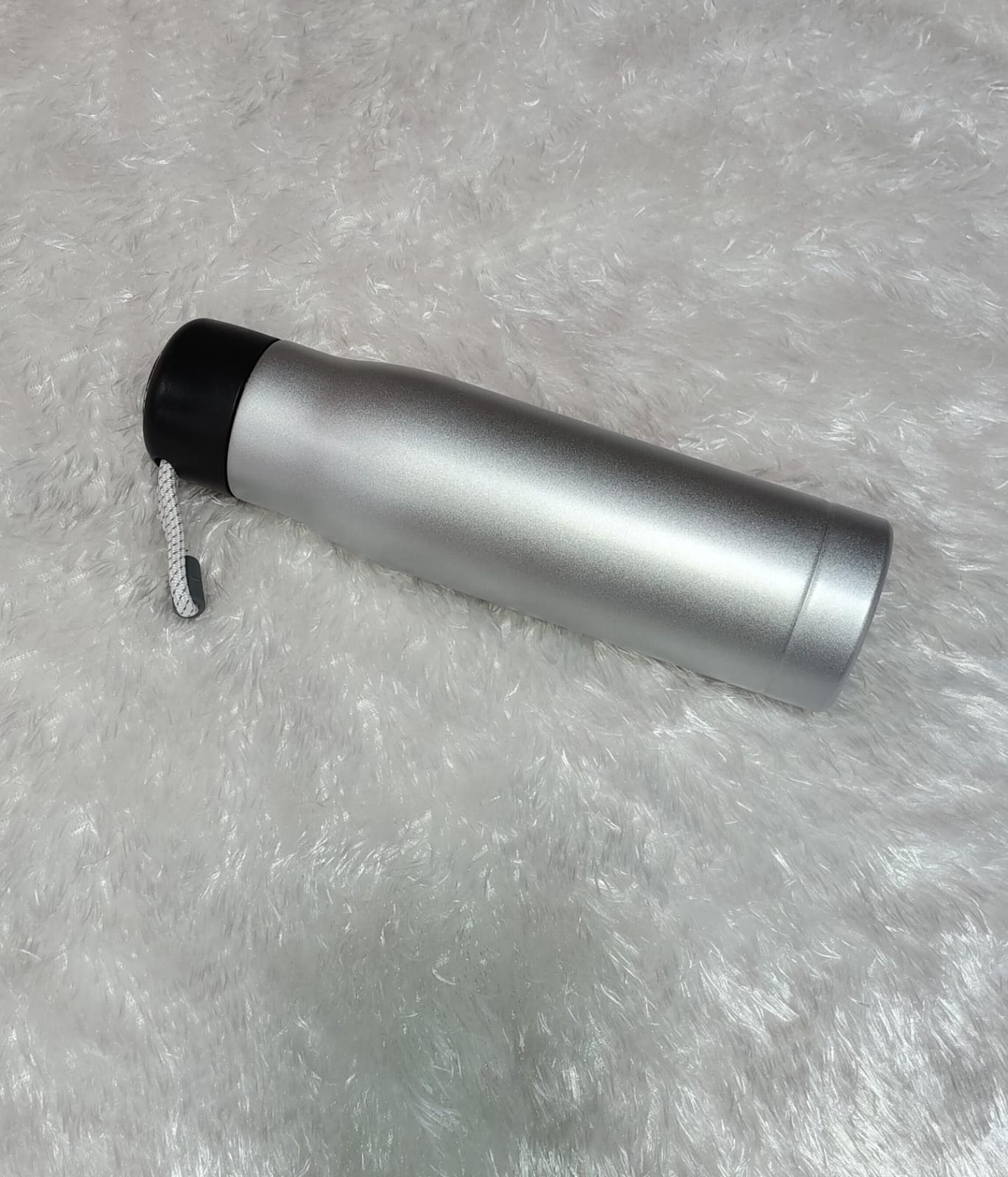 Silver Bottle Engraved Hot and Cold Sport Personalized Stainless Steel Flask - Image 4