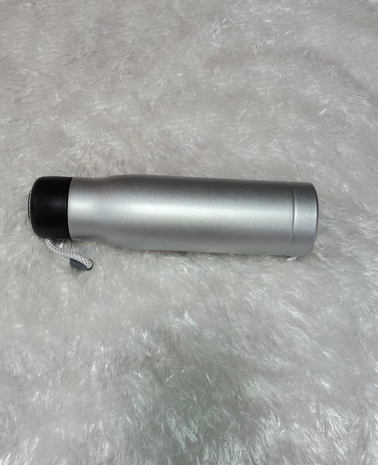 Engraved Hot and Cold Sport Bottle Silver Personalized Stainless Steel Flask