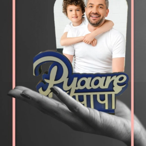 Father Photo Frame Personalized Pyaare Papa Gift