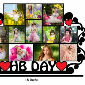 Happy Birthday MDF Wall Collage Frame SKU232