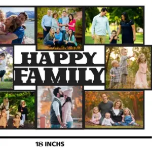 Family Collage Frame 12x18 Personalized MDF Photo Frame
