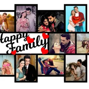 Happy Family MDF Wall Collage Frame SKU224