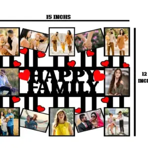 Happy Family MDF Wall Collage Frame SKU227