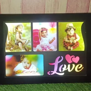 LED Love Baby Photo Frame | Personalized LED Baby Memory Frame