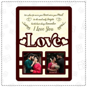Love Couple Photo Frame Personalized Romantic Gift