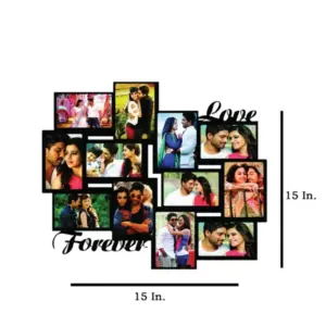 Love Forever MDF Wall Collage Frame SKU109