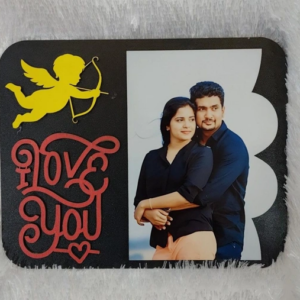 Love Photo Frame Personalized MDF Couple Photo Gift