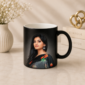 Magic Mug Sparkle Personalized Heat Reveal Ceramic Photo Mug with Sparkling Finish