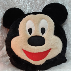 Mickey Mouse cushion made with soft plush fabric for kids room decoration, gifting, and comfortable everyday use.