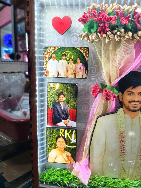 Miniature LED Frame 12x15 Inch | Personalized Wedding Gift - Image 4