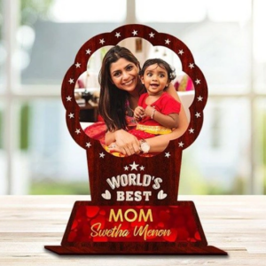 Mom Photo Trophy Personalized World's Best Mom Gift