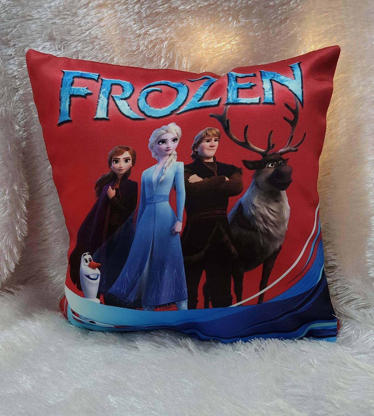 Frozen cushion with custom photo printing - Image 2