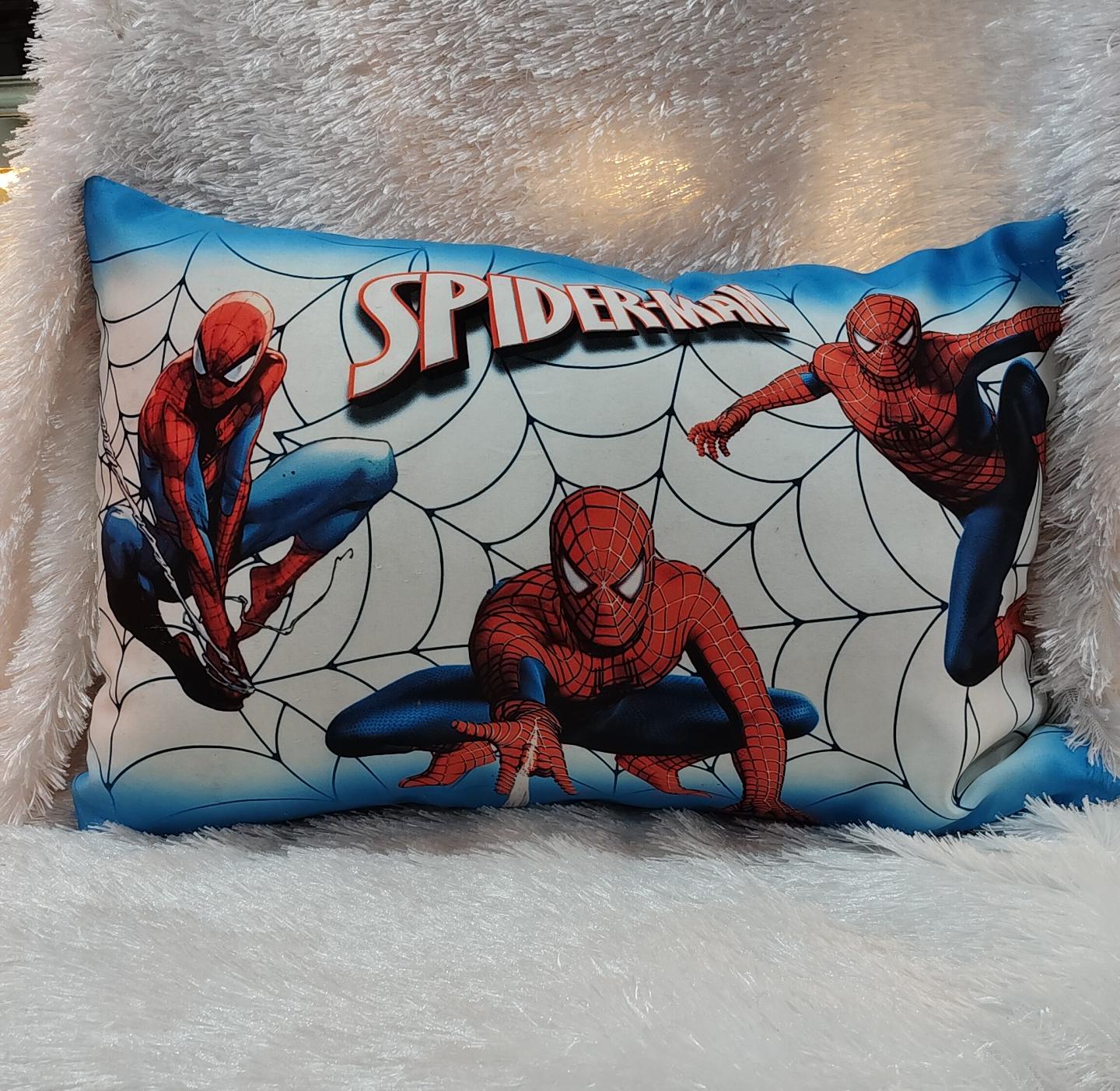 Spiderman Photo Cushion with Custom Photo Print - Image 2