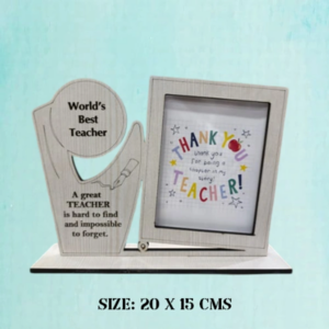 Teacher Appreciation Photo Frame World's Best Teacher Gift