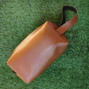 Travel Pouch Tan Brown Colour