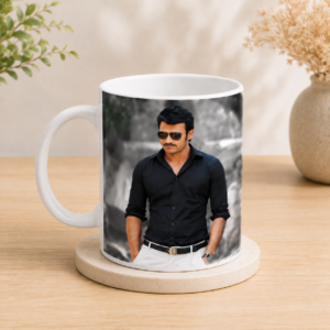 White Mug with Personalized Photo Printing Custom Ceramic Coffee Mug