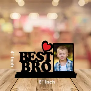 best bro 4x6 MDF table frame decorative photo gift frame front view