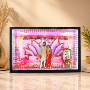 Couple LED Box Frame A4 MAZ03 by My Album Zone