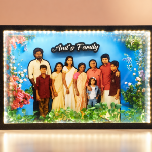Family Group Cutout Miniature LED BOX A4 Size