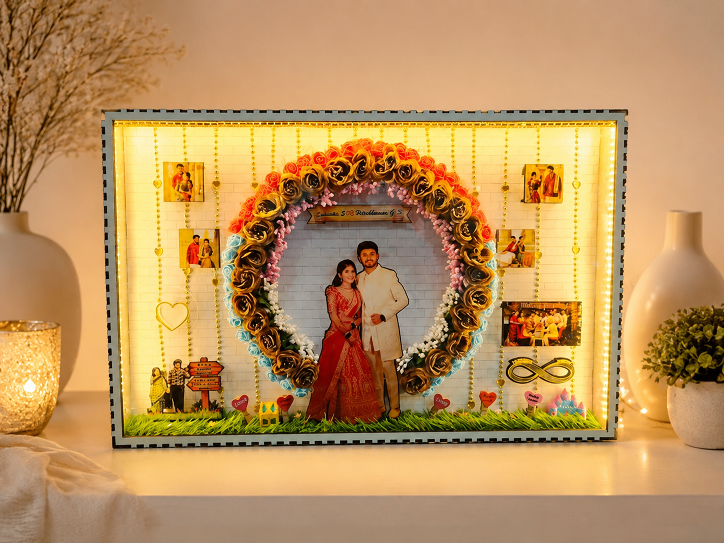 Miniature LED Frame 15x23 Inch by My Album Zone