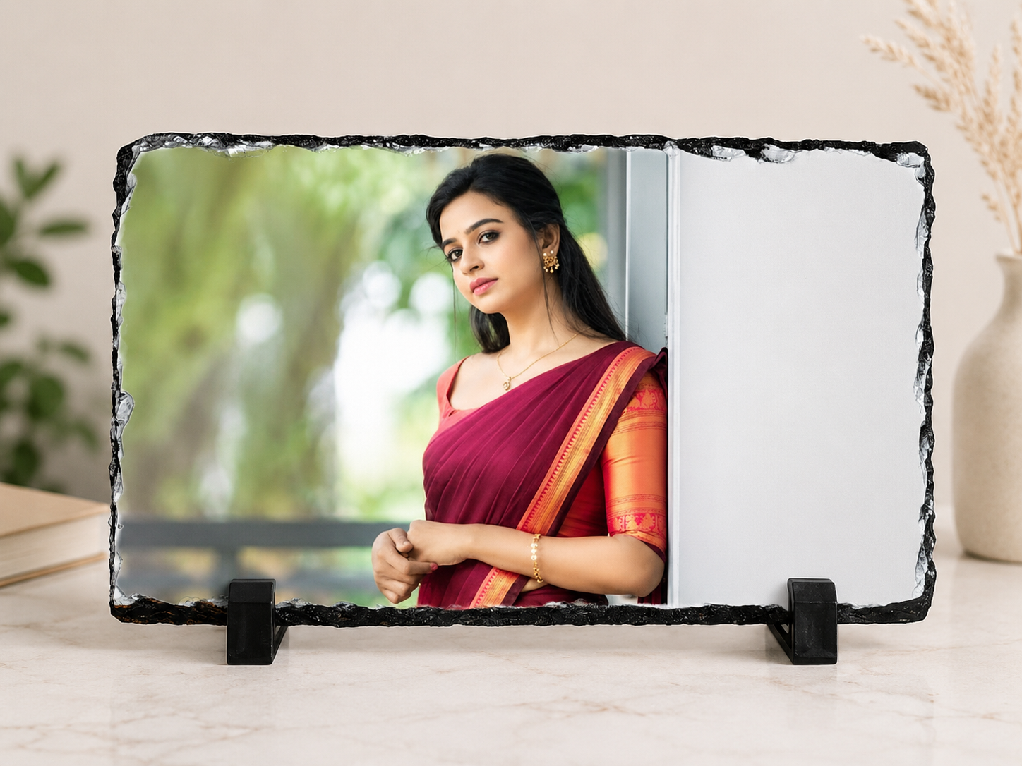 Rock Stone Frame 9x5 inch rectangle shape by My Album Zone